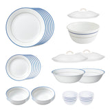 Corelle Livingware Round Double Ring 30 Pcs Dinner Set