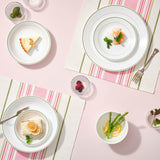 Corelle Livingware Round Double Ring Green 30 Pcs Dinner Set