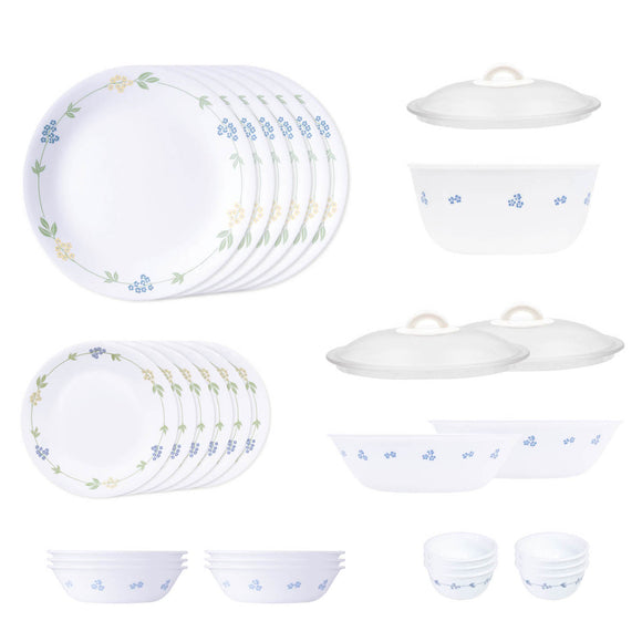 Corelle Livingware Round Secret Garden 30 Pcs Dinner Set