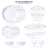 Corelle Livingware Round Secret Garden 30 Pcs Dinner Set