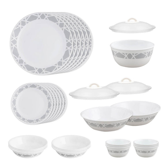 Corelle Livingware Round Modena 30 Pcs Dinner Set