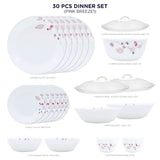 Corelle Livingware Round Pink Breeze1 30 Pcs Dinner Set
