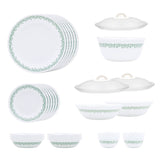 Corelle Livingware Round Spring Blossom Mint 30 Pcs Dinner Set