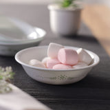 CORELLE ENGLISH GARDEN 296 ML Vegetable Bowl| Pack of 2| For Serving Curry/Gravy/Dessert | Vitrelle Triple Layer Glass| Lightweight |1-year warranty on chips, breaks & scratches
