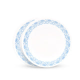 CORELLE SKYLINE BAY GARDEN 17CM Small Rounded Plate for Snacking & Dining | Pack of 2| Vitrelle Triple Layer Glass| Lightweight |1-year warranty on chips, breaks & scratches