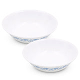 CORELLE SKYLINE BAY GARDEN 950 ML Mixing & Serving Multipurpose bowl| Pack of 2 | Ideal for Dal/Curry/Sambhar/Biryani/Chicken/Rice|Vitrelle Triple Layer Glass| Lightweight |1-year warranty on chips, breaks & scratches