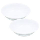 CORELLE SPRING BLOSSOM MINT 950 ML Mixing & Serving Multipurpose bowl| Pack of 2|  Ideal for Dal/Curry/Sambhar/Biryani/Chicken/Rice | Vitrelle Triple Layer Glass| Lightweight |1-year warranty on chips, breaks & scratches