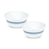 CORELLE WHEELER DIAMOND 177 ML Small Katori-Pack of 2| For serving Dal/Curd/Desserts/Dips| Ramekin Bowl | Vitrelle Triple Layer Glass| Lightweight |1-year warranty on chips, breaks & scratches