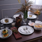 Corelle Secret Garden Glass 57Pcs Dinner Set, Multicolor