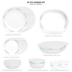 Corelle Livingware Series English Garden 30 Pcs Dinner Set