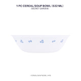 Corelle Livingware Secret Garden 1 Pcs Soup / Cereal Bowl (532ml)