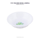 Corelle Asia Round Herb Country 1 Pcs Veg/Dessert Bowl (296ml)