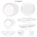 Corelle Livingware Round Crown 30 Pcs Dinner Set