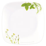 Corelle Asia Square Round Collection European Herbs Square Round Bread & Butter Plate