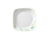 Corelle Asia Square Round Collection Dancing Leaves Square Round Luncheon Plate