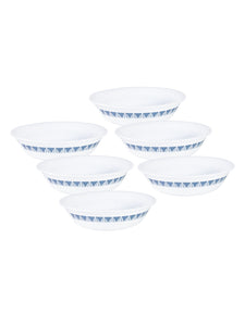 Corelle Livingware Wheeler Diamond 296 ml Dessert Bowl Pack Of 6