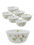 Corelle  Asia Collection Green Breeze 6 177ml Katori & 1 828ml Curry Bowl (Pack of 7)