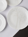 Corelle Asia Collection Gold Series Frost 4 26cm Dinner Plates, 4 177ml Katori & 1 828ml Curry Bowl (Pack of 9)