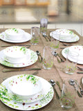 Corelle  Asia Collection Provence Garden Utility Set (Pack of 12) 4 26cm Dinner Plate, 4 17cm Small Plate & 4 177 ml Katori