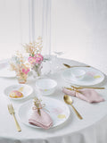 Corelle Livingware Plus Elegance Breakfast Set (Pack of 12) 6 26cm Dinner Plates, 6 296ml Dessert Bowl