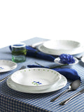 Corelle Livingware Plus Petite Trio Breakfast Set (Pack of 12) 6 26cm Dinner Plates, 6 296ml Dessert Bowl