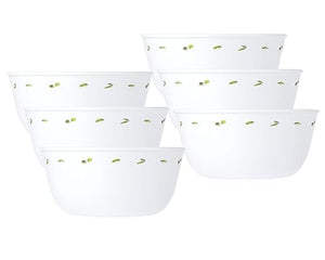 CORELLE Livingware Plus Olive Garden 325 ml Soup Bowl Pack of 4