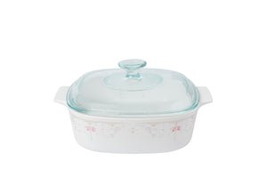Corningware Casserole Blooming Pink 2 Ltr - With Lid