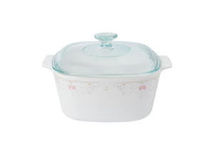 Corningware Casserole Blooming Pink - 3 Ltr with Lid