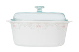 Corningware Covered Casserole Blooming Pink - 5 liters with Lid