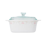 Corningware Casserole Blooming Pink 1.5 Ltr - With Lid