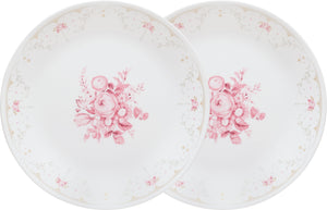 Corelle Asia Collection Gold Series Blooming Pink 26 cm Dinner Plate Pack of 2