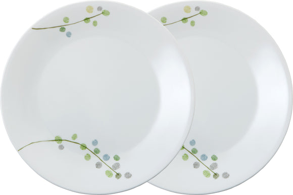Corelle Livingware Plus Green Delight 26 cm Dinner Plate Pack of 2