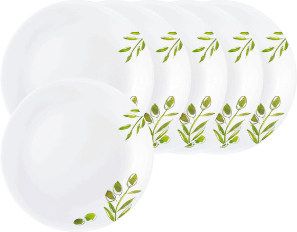 Corelle Livingware Plus Olive Garden 8.5 Inch Medium Plate Pack of 6