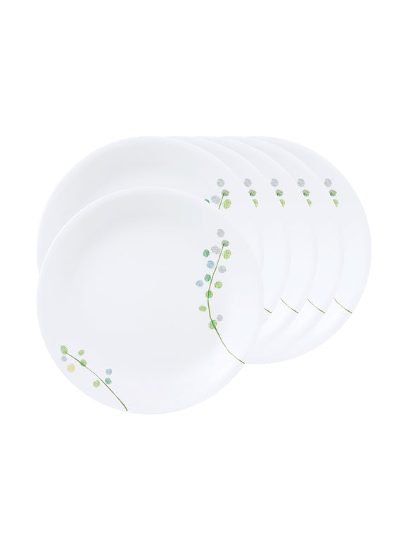 Corelle Livingware Plus Green Delight 26 cm Dinner Plate  Pack Of 6